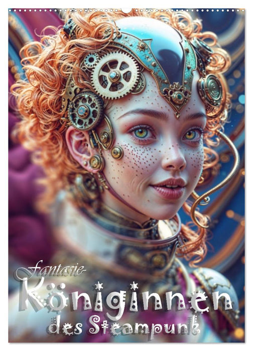 Fantasie-Königinnen des Steampunk - Digitale Kunst (CALVENDO Wandkalender 2026)