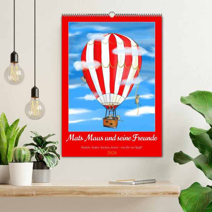 Mats Maus und seine Freunde (CALVENDO Wandkalender 2026)