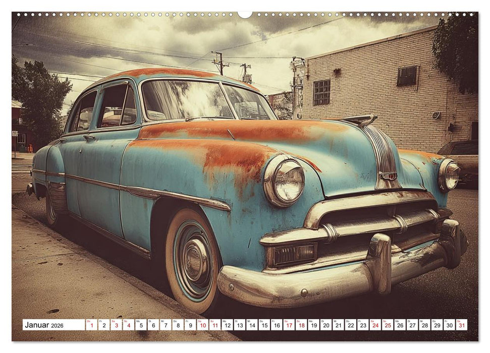 Rost trifft Nostalgie (CALVENDO Premium Wandkalender 2026)