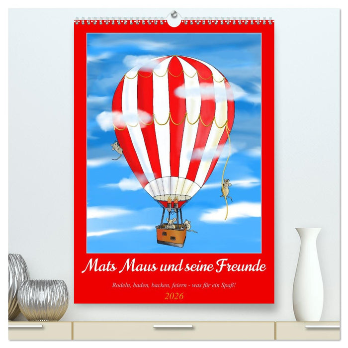 Mats Maus und seine Freunde (CALVENDO Premium Wandkalender 2026)