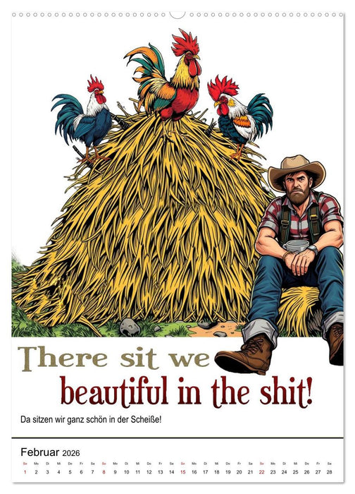 No Go's - Denglische Sprüche (CALVENDO Premium Wandkalender 2026)