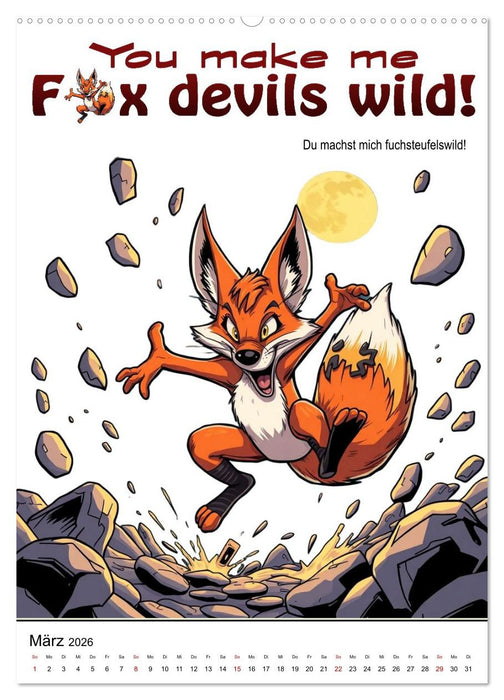 No Go's - Denglische Sprüche (CALVENDO Premium Wandkalender 2026)