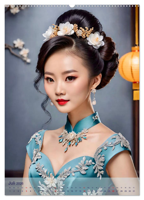 Königin für eine Nacht. Festliche Hochsteckfrisuren für besondere Anlässe (CALVENDO Premium Wandkalender 2026)