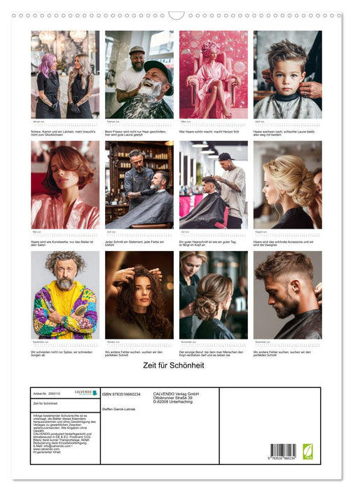 Zeit für Schönheit (CALVENDO Wandkalender 2026)