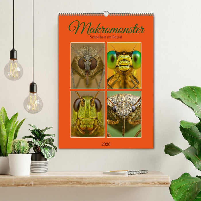 Makromonster - Schönheit im Detail (CALVENDO Wandkalender 2026)
