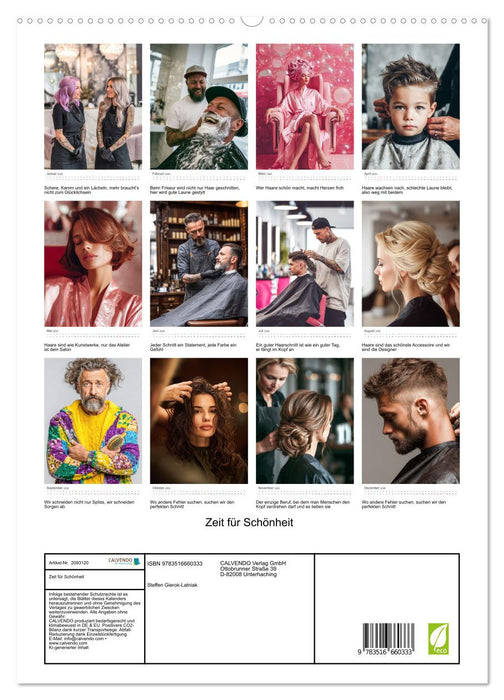 Zeit für Schönheit (CALVENDO Premium Wandkalender 2026)