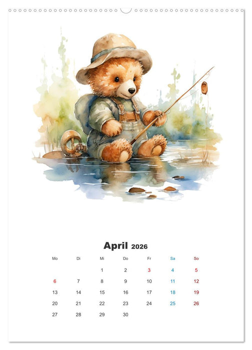 Petri Heil, Taddy! (CALVENDO Wandkalender 2026)