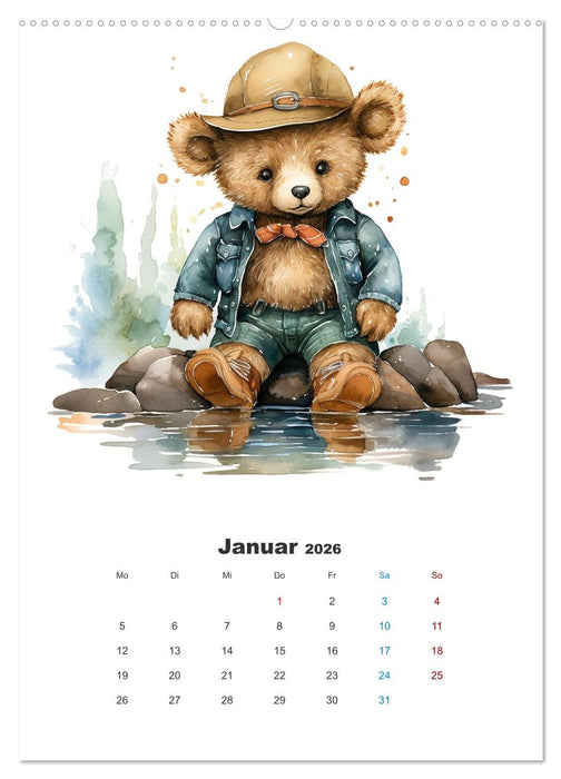 Petri Heil, Taddy! (CALVENDO Premium Wandkalender 2026)