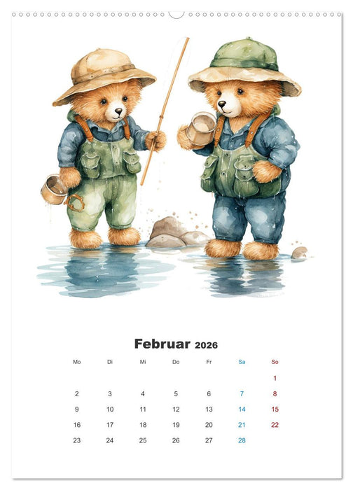 Petri Heil, Taddy! (CALVENDO Premium Wandkalender 2026)