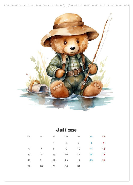 Petri Heil, Taddy! (CALVENDO Premium Wandkalender 2026)