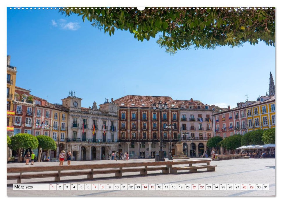 Ein Spaziergang durch Burgos (CALVENDO Wandkalender 2026)