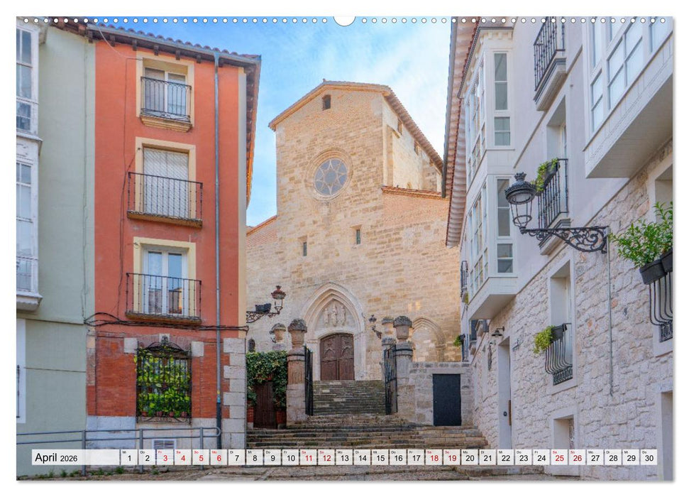 Ein Spaziergang durch Burgos (CALVENDO Wandkalender 2026)
