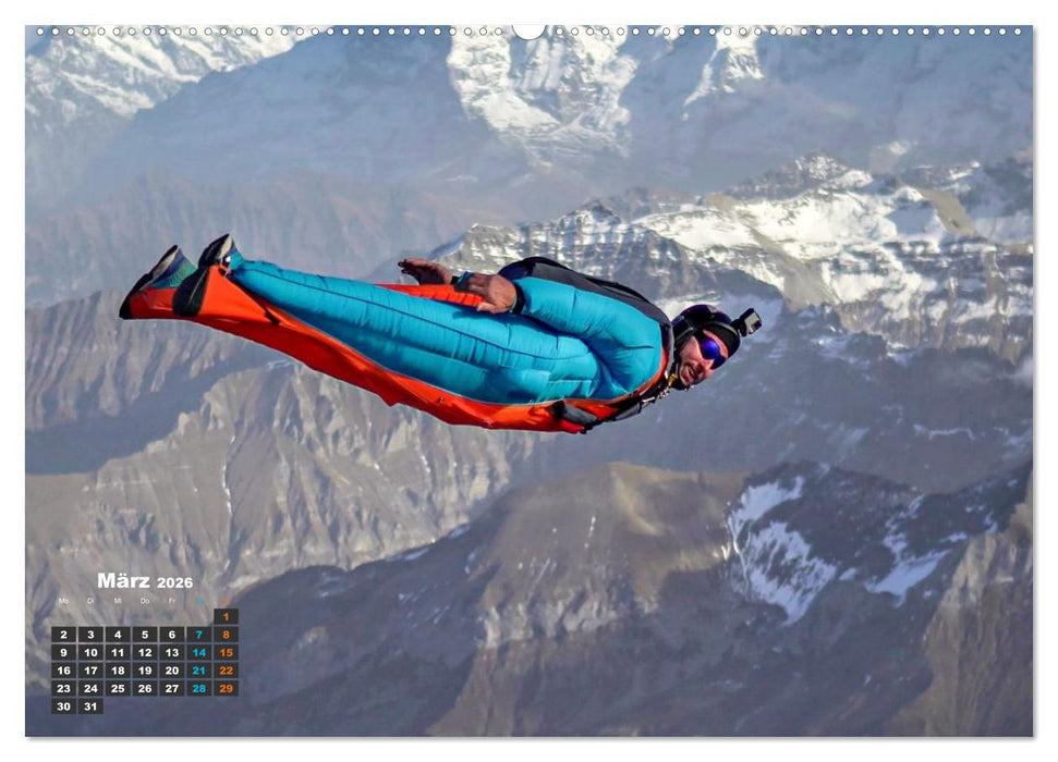 Base Jumping Adrenalin- Kick (CALVENDO Wandkalender 2026)