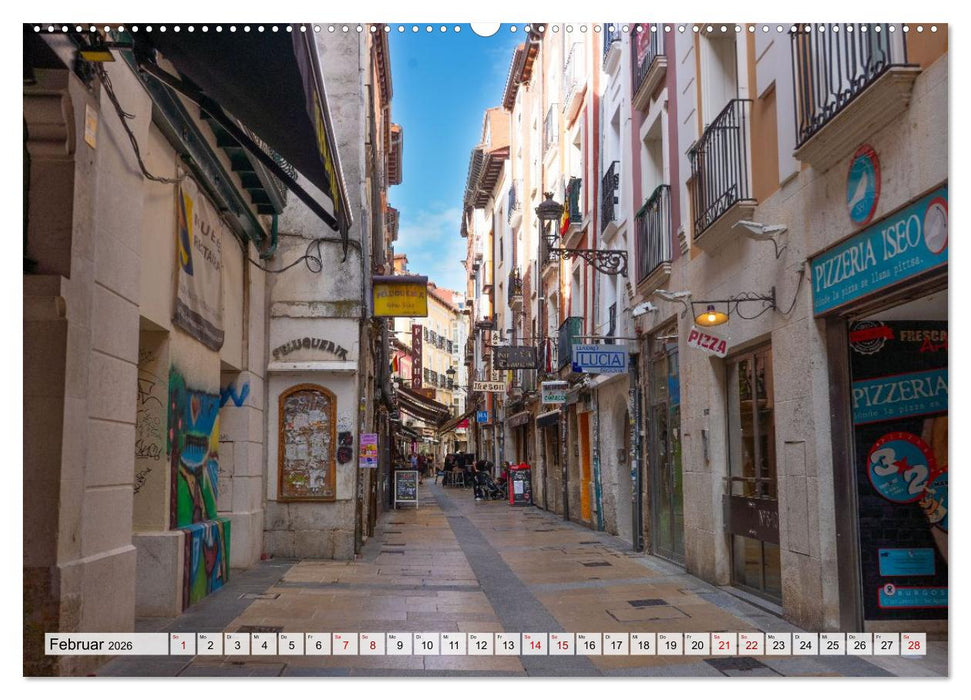 Ein Spaziergang durch Burgos (CALVENDO Premium Wandkalender 2026)