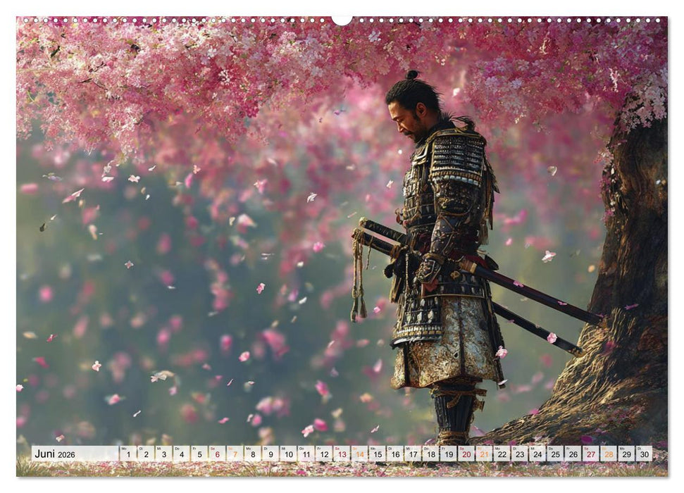Die Seele des Schwertes – Samurai im Bild (CALVENDO Wandkalender 2026)