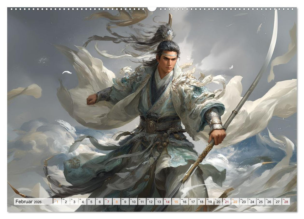 Die Seele des Schwertes – Samurai im Bild (CALVENDO Premium Wandkalender 2026)