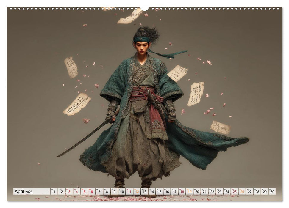 Die Seele des Schwertes – Samurai im Bild (CALVENDO Premium Wandkalender 2026)