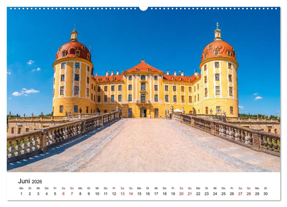 Dresden, Pure Eleganz an der Elbe (CALVENDO Wandkalender 2026)