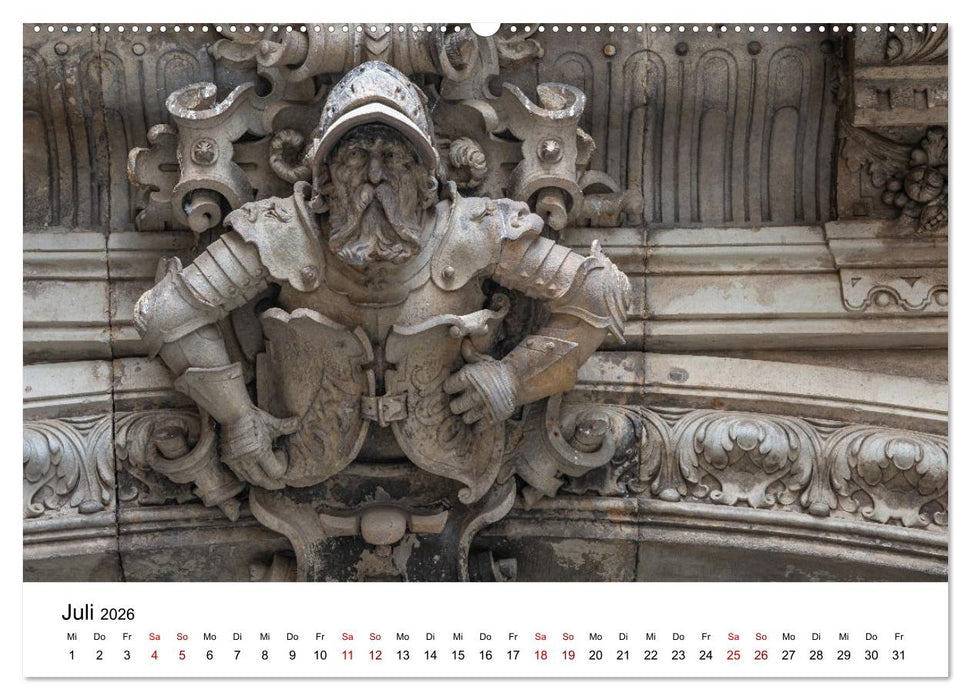 Dresden, Pure Eleganz an der Elbe (CALVENDO Premium Wandkalender 2026)