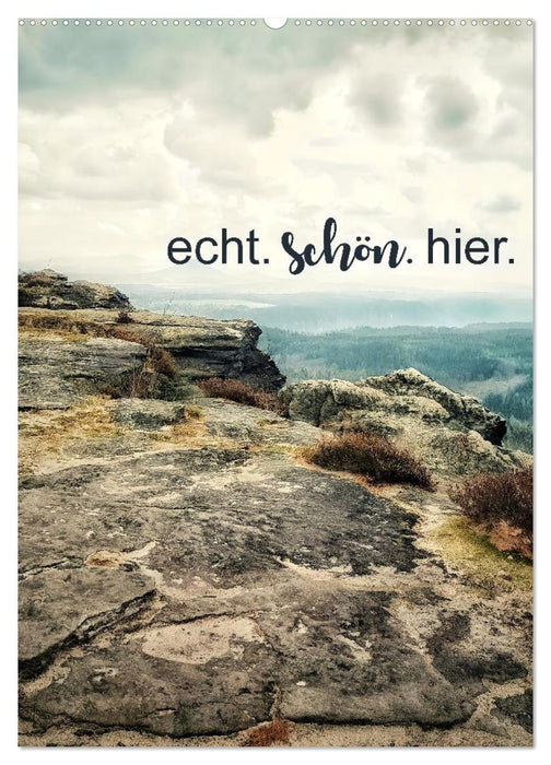 echt. schön. hier. (CALVENDO Wandkalender 2026)