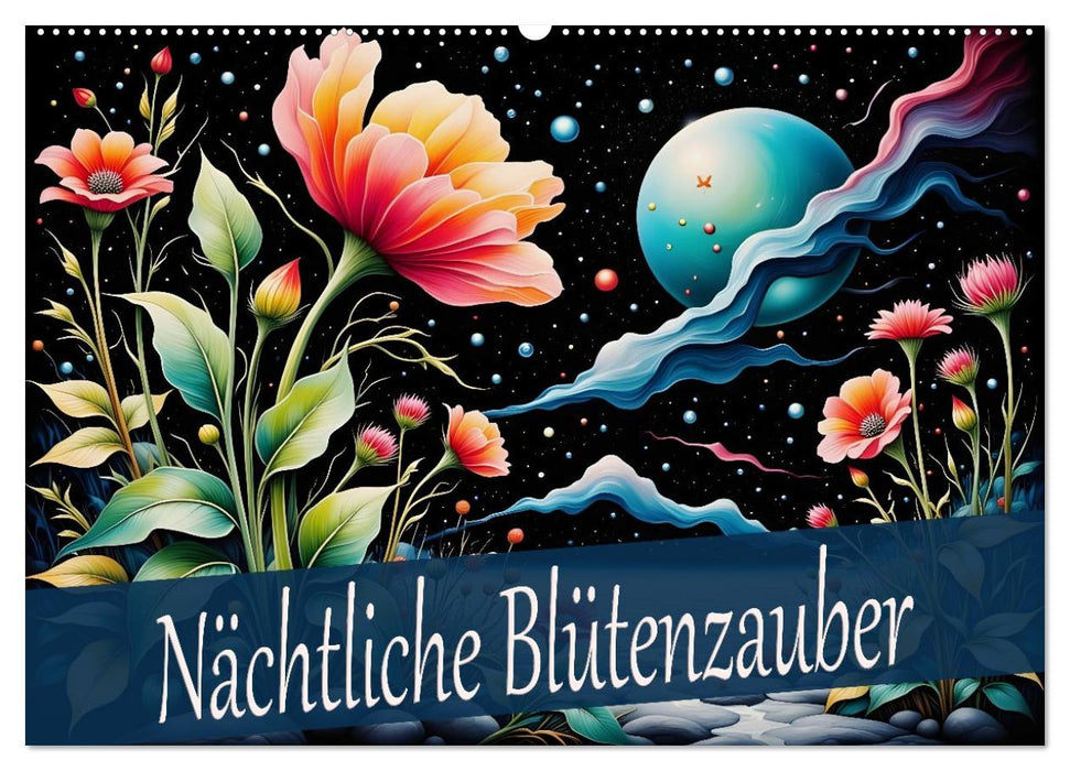 Nächtliche Blütenzauber (CALVENDO Wandkalender 2026)