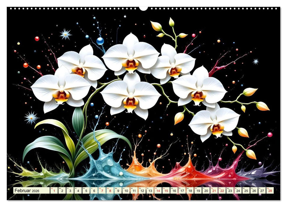 Nächtliche Blütenzauber (CALVENDO Wandkalender 2026)