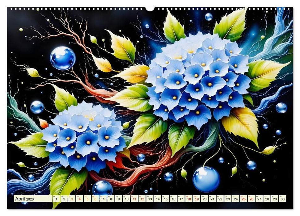 Nächtliche Blütenzauber (CALVENDO Premium Wandkalender 2026)
