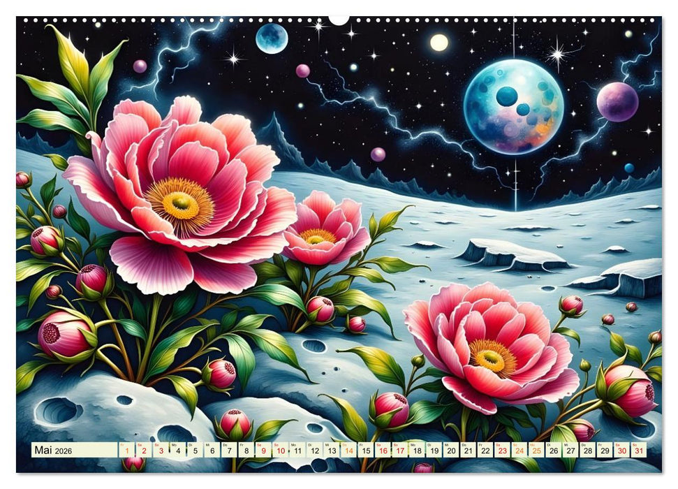 Nächtliche Blütenzauber (CALVENDO Premium Wandkalender 2026)