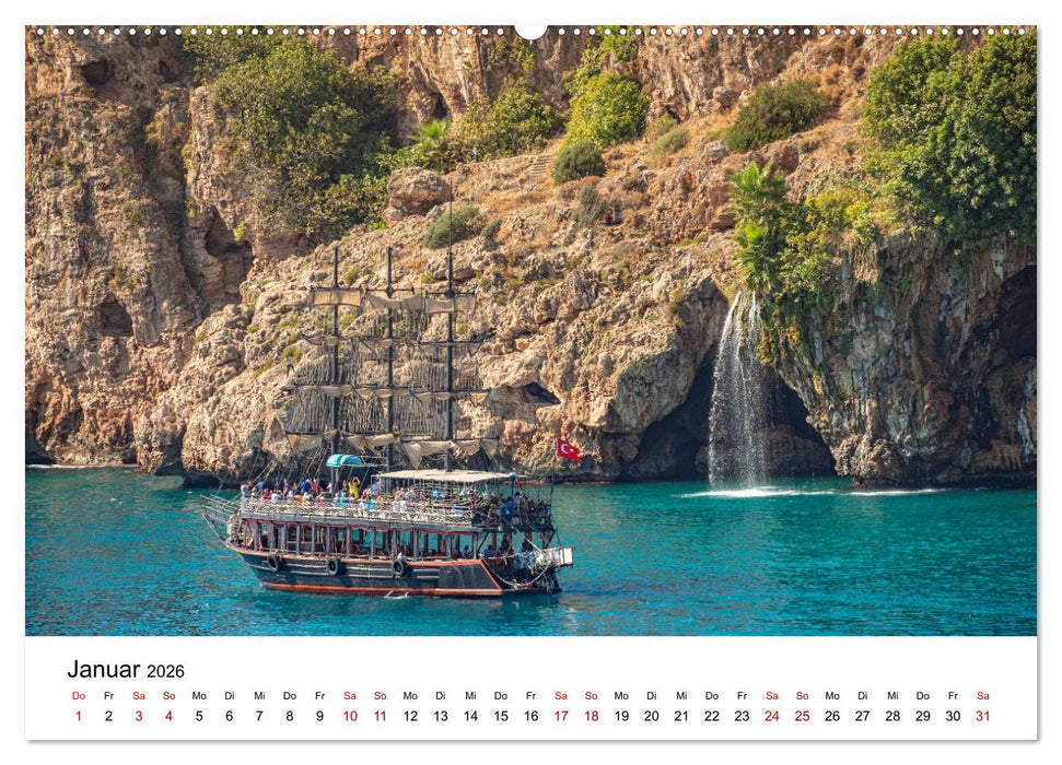 Türkei, Antalya: Urlaubsparadies am Mittelmeer (CALVENDO Wandkalender 2026)
