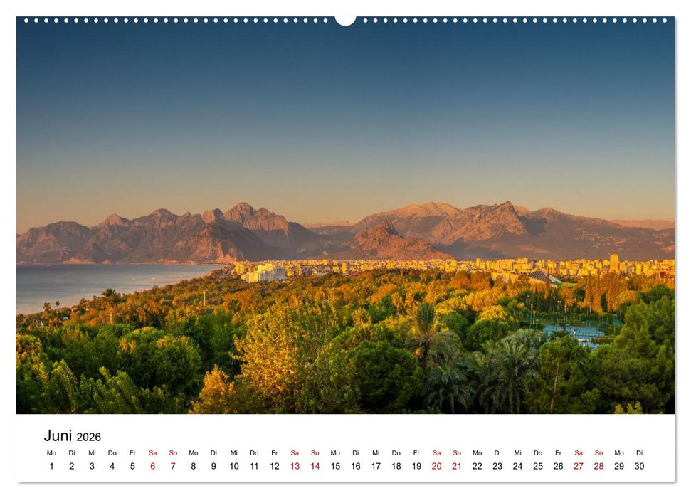 Türkei, Antalya: Urlaubsparadies am Mittelmeer (CALVENDO Wandkalender 2026)