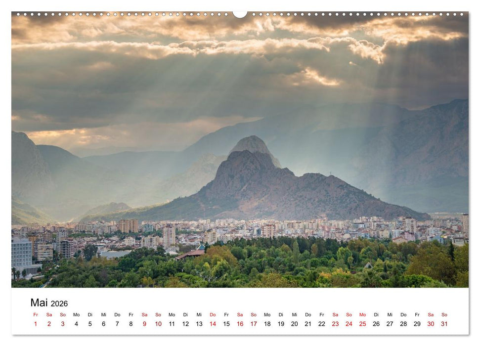 Türkei, Antalya: Urlaubsparadies am Mittelmeer (CALVENDO Premium Wandkalender 2026)