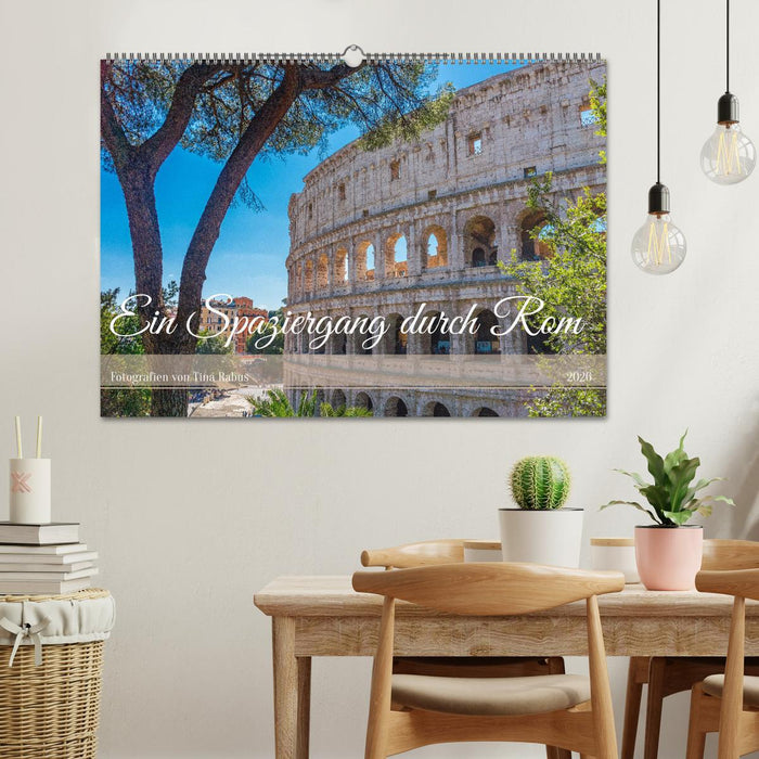 Ein Spaziergang durch Rom (CALVENDO Wandkalender 2026)