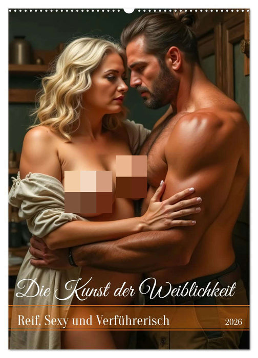 Die Kunst der Weiblichkeit - Reif, Sexy und Verführerisch (CALVENDO Wandkalender 2026)