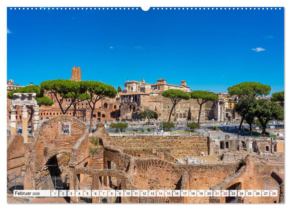 Ein Spaziergang durch Rom (CALVENDO Premium Wandkalender 2026)