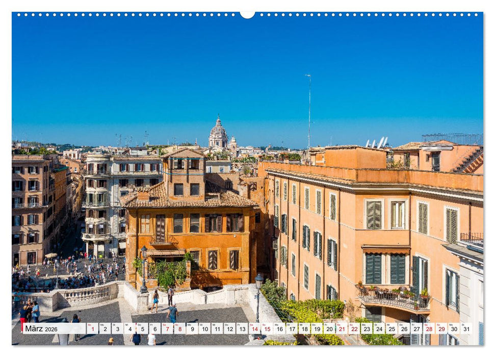 Ein Spaziergang durch Rom (CALVENDO Premium Wandkalender 2026)