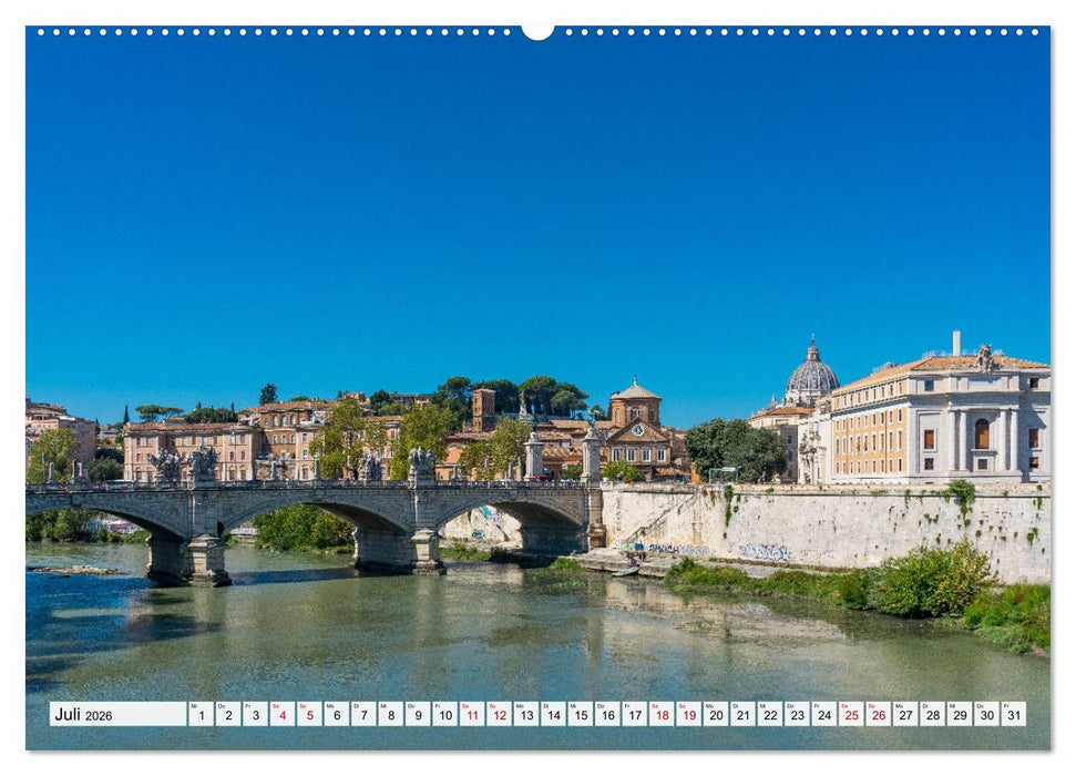 Ein Spaziergang durch Rom (CALVENDO Premium Wandkalender 2026)