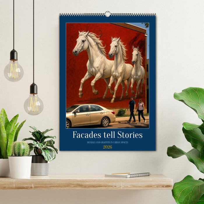 Facades tell Stories (CALVENDO Monthly Calendar 2026)