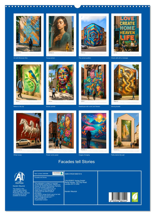 Facades tell Stories (CALVENDO Premium-Calendar 2026)