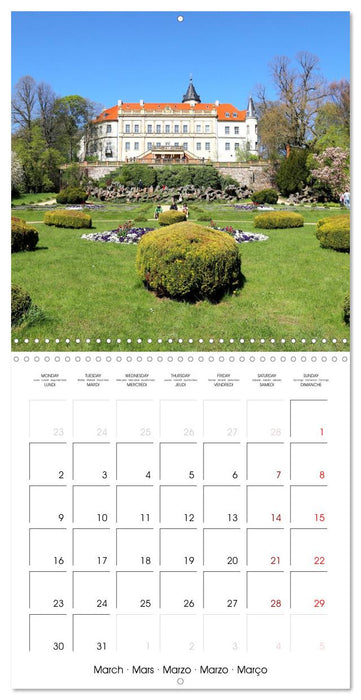 Castles in Eastern Germany (CALVENDO Monthly Calendar 2026)