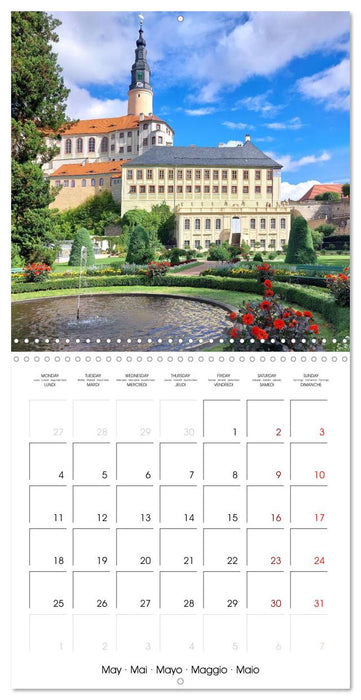 Castles in Eastern Germany (CALVENDO Monthly Calendar 2026)