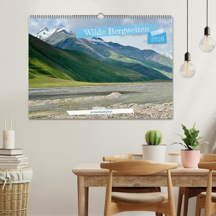 Wilde Bergwelten in Aserbaidschan (CALVENDO Wandkalender 2026)