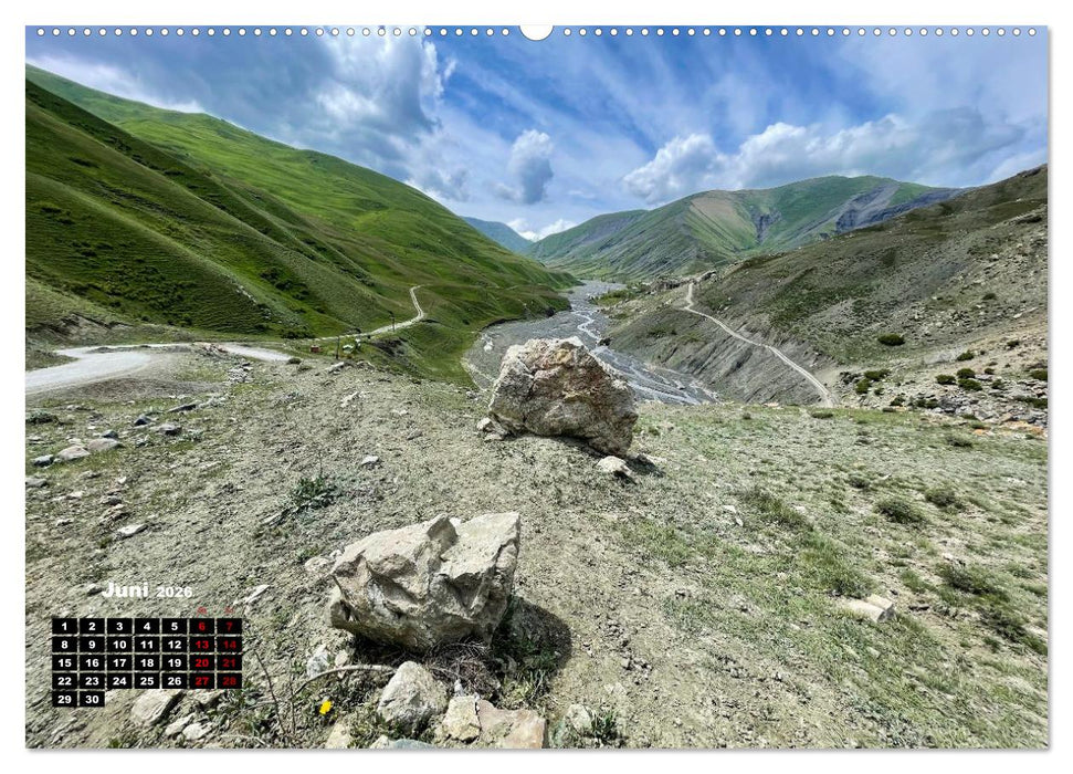 Wilde Bergwelten in Aserbaidschan (CALVENDO Premium Wandkalender 2026)