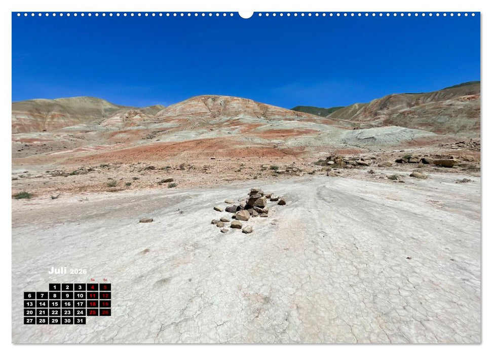 Wilde Bergwelten in Aserbaidschan (CALVENDO Premium Wandkalender 2026)