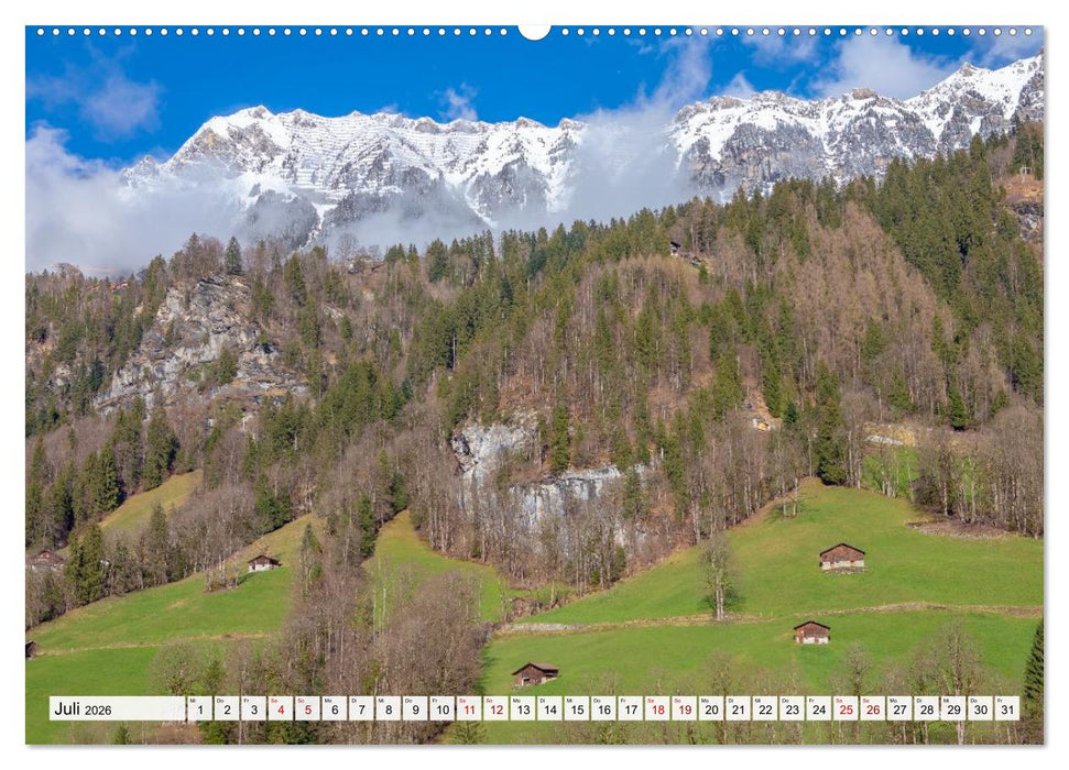 Matterhorn - Eiger, Mönch und Jungfrau: Rund um die zeitlosen Gipfel (CALVENDO Premium Wandkalender 2026)