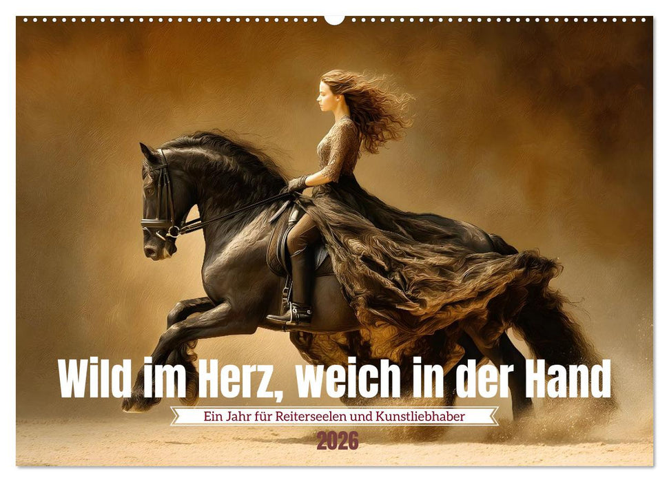 Wild im Herz, weich in der Hand (CALVENDO Wandkalender 2026)