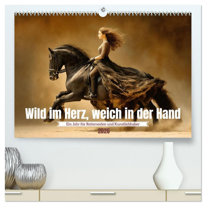 Wild im Herz, weich in der Hand (CALVENDO Premium Wandkalender 2026)