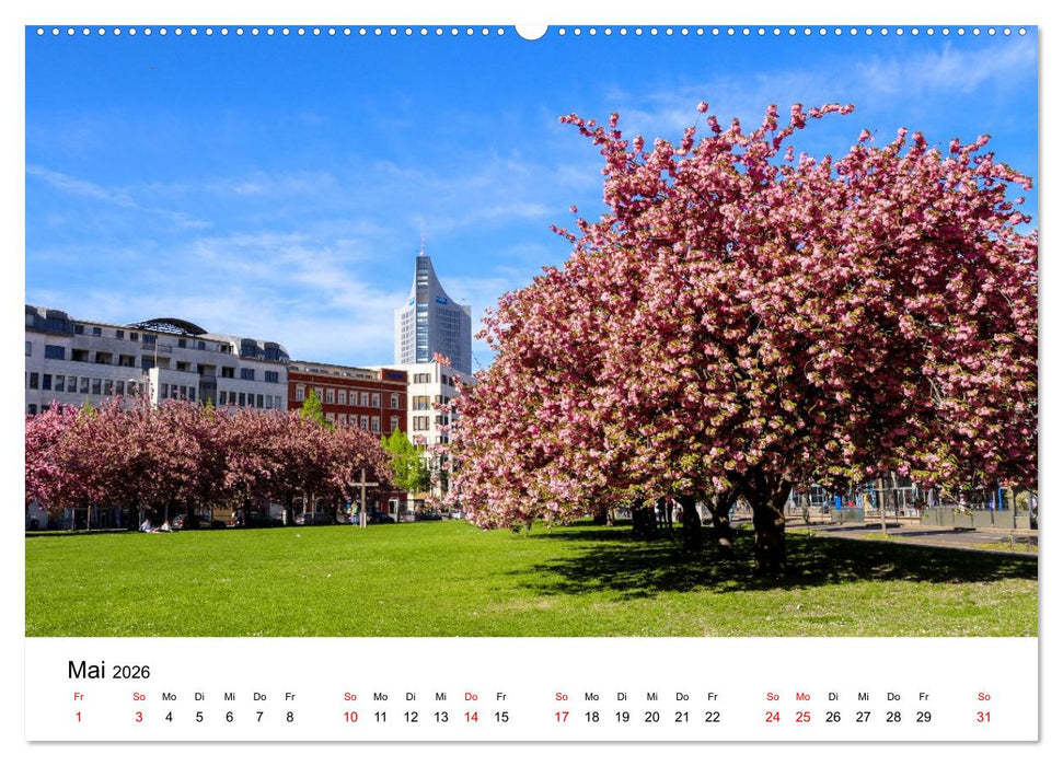 Leipzig – Stadtansichten zum Verlieben (CALVENDO Premium Wandkalender 2026)