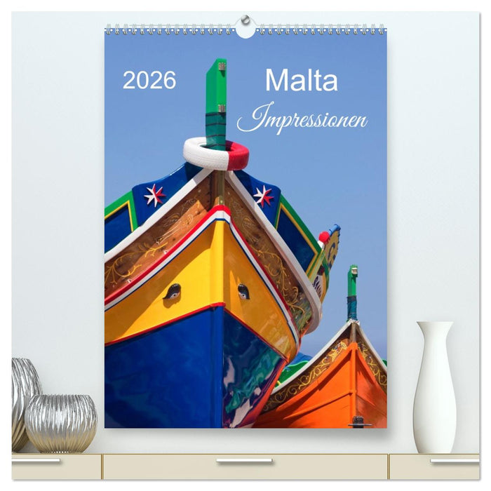 Malta Impressionen (CALVENDO Premium Wandkalender 2026)