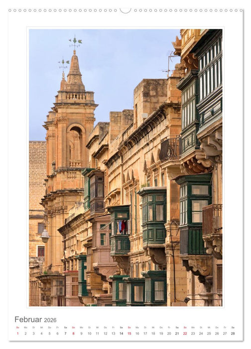 Malta Impressionen (CALVENDO Premium Wandkalender 2026)