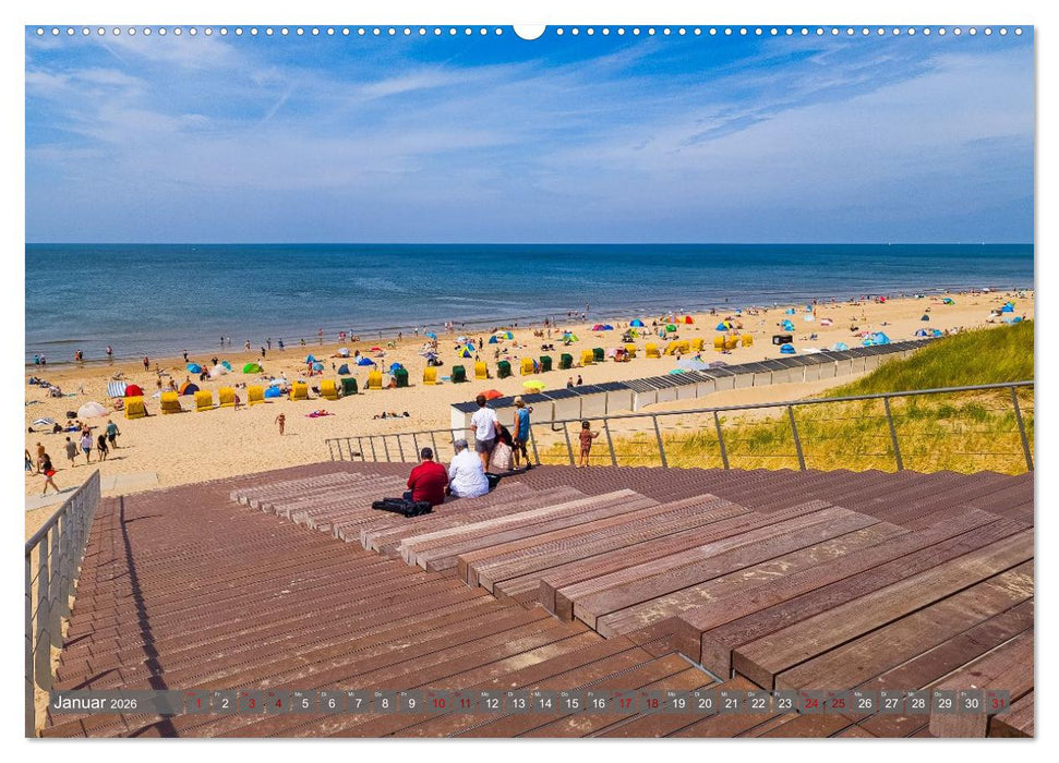 Ein Blick auf Egmond (CALVENDO Wandkalender 2026)